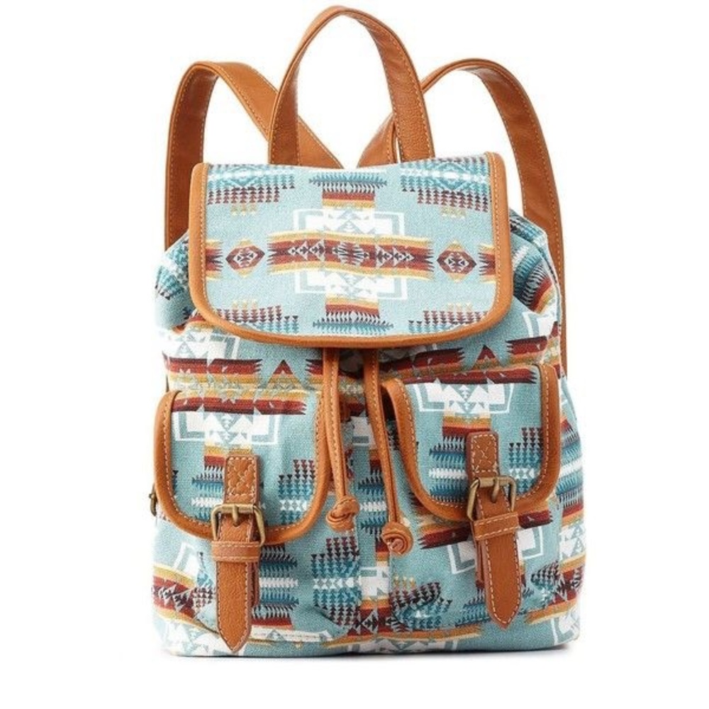 SOLD Tribal Print Charlotte Russe Backpack - Picture 1 of 5